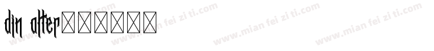 din alter字体转换